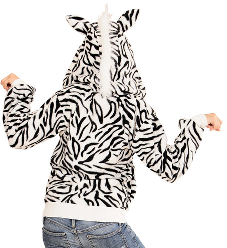 e-carnavalskleding-SYK Zebra truitjes met ritssluiting