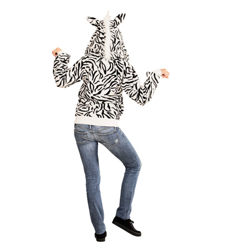 e-carnavalskleding-SYK Zebra truitjes met ritssluiting