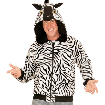 e-carnavalskleding-SYK Zebra truitjes met ritssluiting