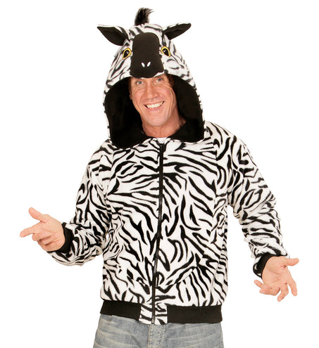 e-carnavalskleding-SYK Zebra truitjes met ritssluiting