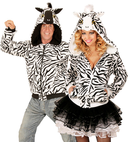 e-carnavalskleding-SYK Zebra truitjes met ritssluiting