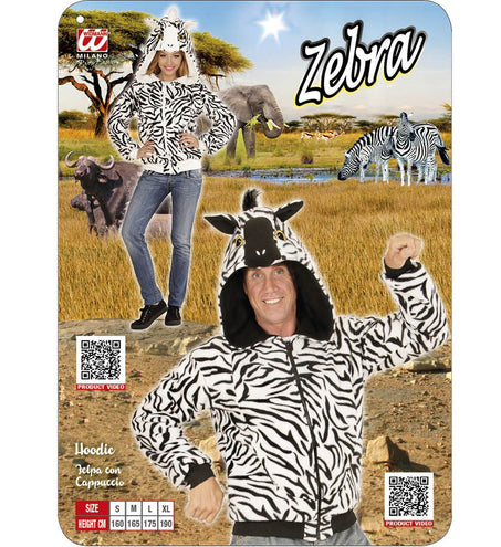 e-carnavalskleding-SYK Zebra truitjes met ritssluiting