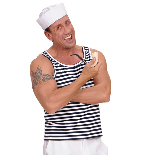 e-carnavalskleding-SYK Zeeman marine gestreept shirt unisex