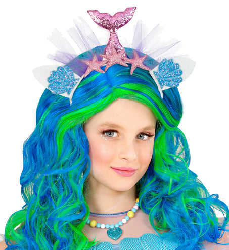 e-carnavalskleding-SYK Zeemeermin tiara roze