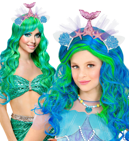 e-carnavalskleding-SYK Zeemeermin tiara roze