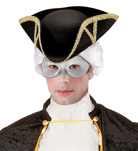 e-carnavalskleding-SYK Zilver fiesta oogmasker