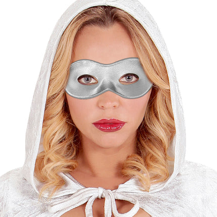 e-carnavalskleding-SYK Zilver fiesta oogmasker