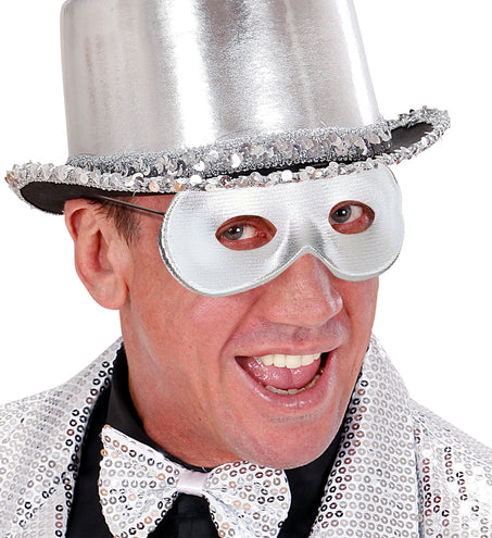 e-carnavalskleding-SYK Zilver fiesta oogmasker