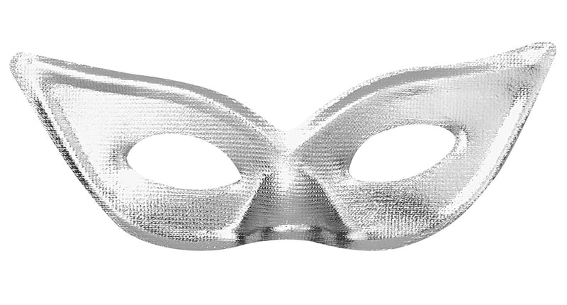 e-carnavalskleding-SYK Zilver oogmasker papillon