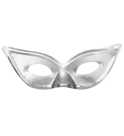 e-carnavalskleding-SYK Zilver oogmasker papillon