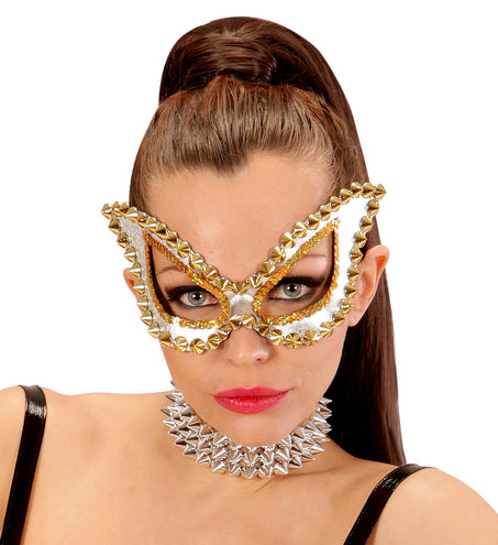 e-carnavalskleding-SYK Zilveren oogmaskers