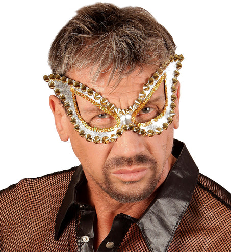 e-carnavalskleding-SYK Zilveren oogmaskers