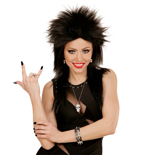 e-carnavalskleding-SYK Zilveren ring met 3 spikes