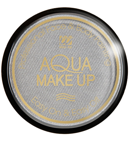 e-carnavalskleding-SYK Zilveren schmink aqua metallic