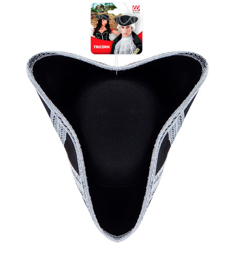 e-carnavalskleding-SYK Zilveren tricorn piraat