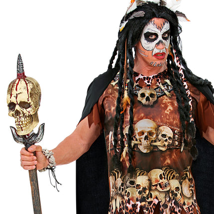 e-carnavalskleding-SYK Zombie armband schedels en botten