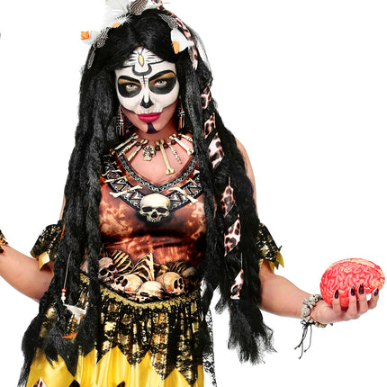 e-carnavalskleding-SYK Zombie armband schedels en botten