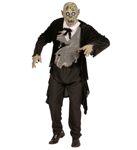 e-carnavalskleding-SYK Zombie bruidegom masker