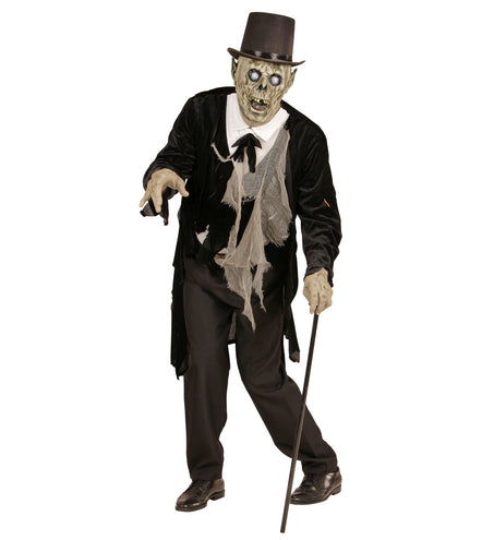 e-carnavalskleding-SYK Zombie bruidegom masker