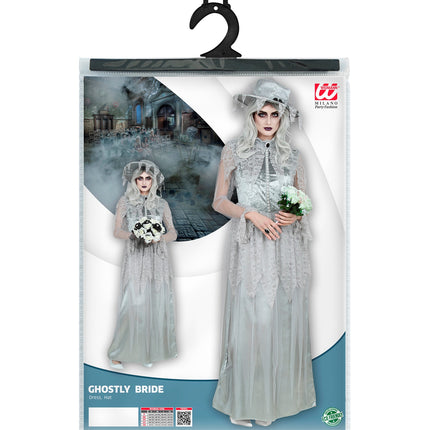 e-carnavalskleding-SYK Zombie bruidsjurk dames