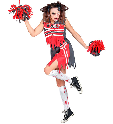 e-carnavalskleding-SYK Zombie cheerleader pakje dames