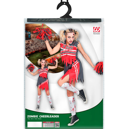 e-carnavalskleding-SYK Zombie cheerleader pakje dames