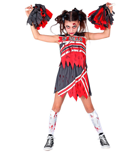 e-carnavalskleding-SYK Zombie cheerleader pakje kinderen