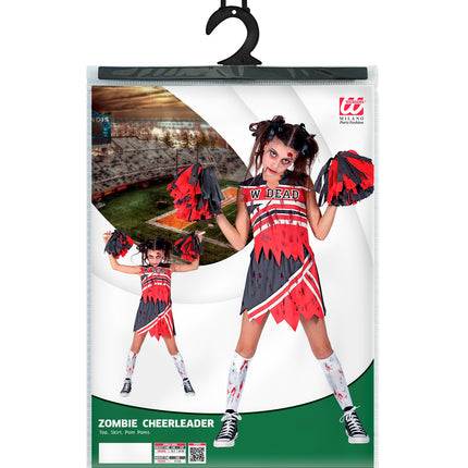 e-carnavalskleding-SYK Zombie cheerleader pakje kinderen