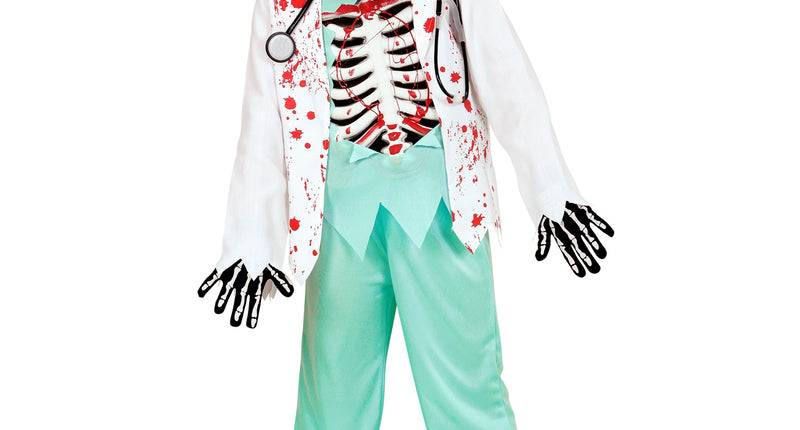 e-carnavalskleding-SYK Zombie dokter pak kind