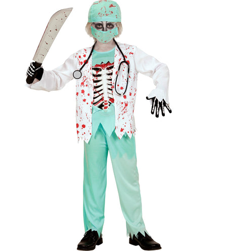 e-carnavalskleding-SYK Zombie dokter pak kind