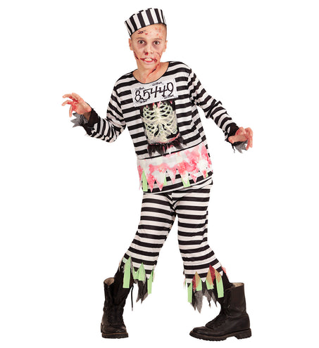 e-carnavalskleding-SYK Zombie gevangene pak  kind