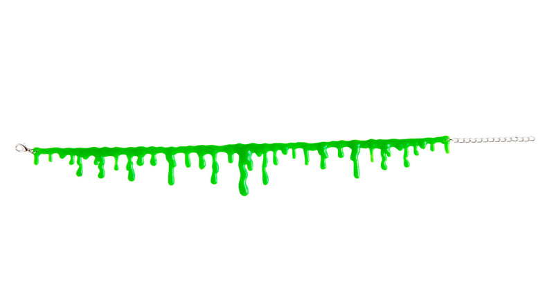 e-carnavalskleding-SYK Zombie ketting groen slijm druppels
