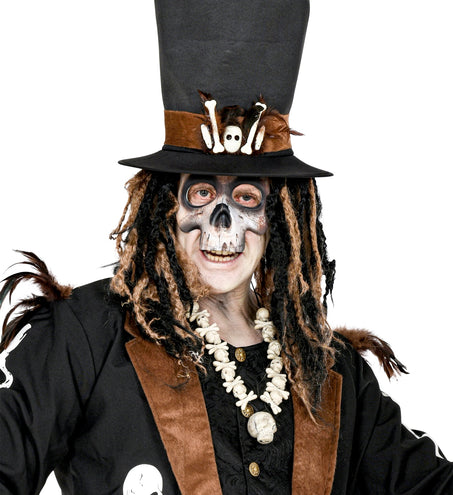 e-carnavalskleding-SYK Zombie ketting schedels