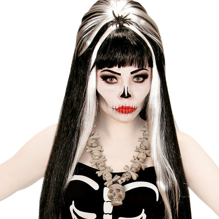 e-carnavalskleding-SYK Zombie ketting schedels