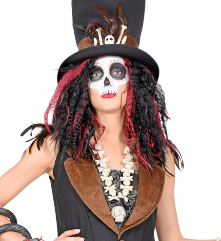 e-carnavalskleding-SYK Zombie ketting schedels