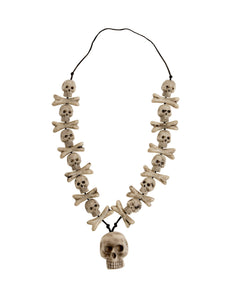 e-carnavalskleding-SYK Zombie ketting schedels