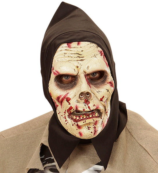 e-carnavalskleding-SYK Zombie masker met kap
