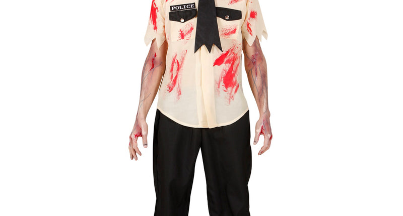 e-carnavalskleding-SYK Zombie politieman pak Halloween