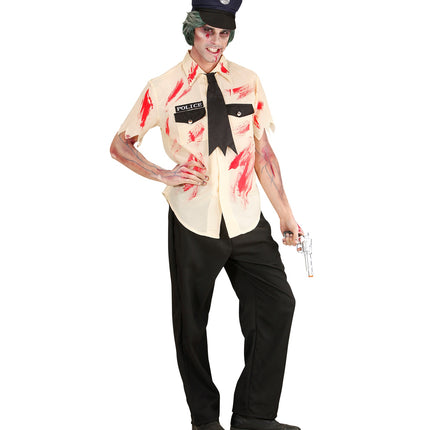 e-carnavalskleding-SYK Zombie politieman pak Halloween