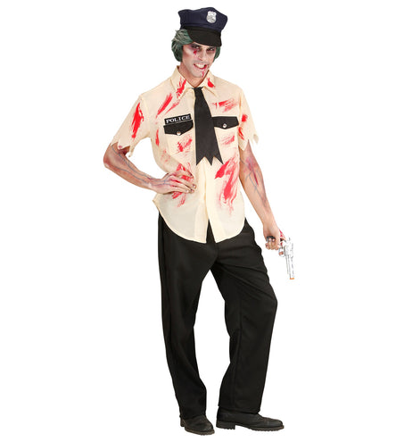 e-carnavalskleding-SYK Zombie politieman pak Halloween