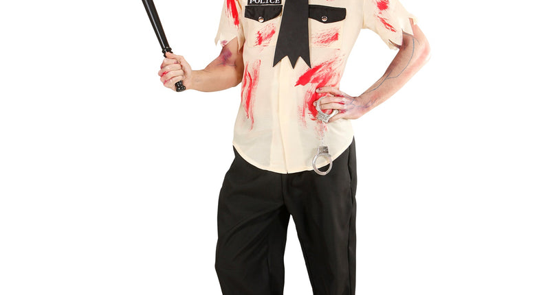e-carnavalskleding-SYK Zombie politieman pak Halloween