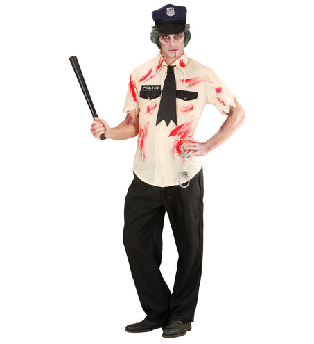 e-carnavalskleding-SYK Zombie politieman pak Halloween