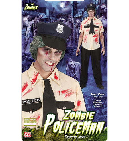 e-carnavalskleding-SYK Zombie politieman pak Halloween