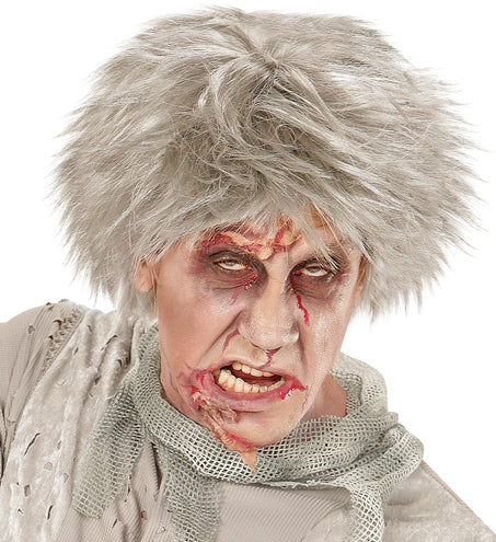 e-carnavalskleding-SYK Zombie pruik Ves wilde haren
