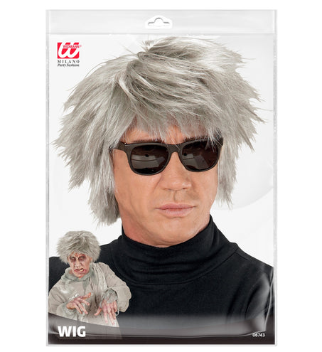e-carnavalskleding-SYK Zombie pruik Ves wilde haren