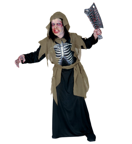 e-carnavalskleding-SYK Zombie skelet kostuum kinderen