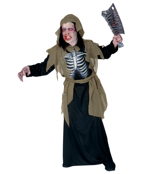 e-carnavalskleding-SYK Zombie skelet kostuum kinderen