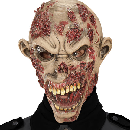 e-carnavalskleding-SYK Zombie slager masker