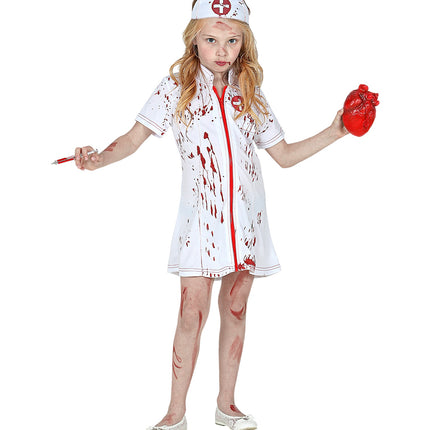 e-carnavalskleding-SYK Zombie verpleegster jurkje kinderen