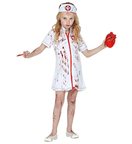 e-carnavalskleding-SYK Zombie verpleegster jurkje kinderen